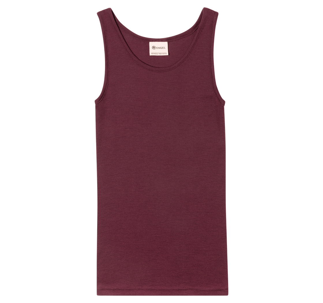 Maillot de corps en soie mérinos pour femme
