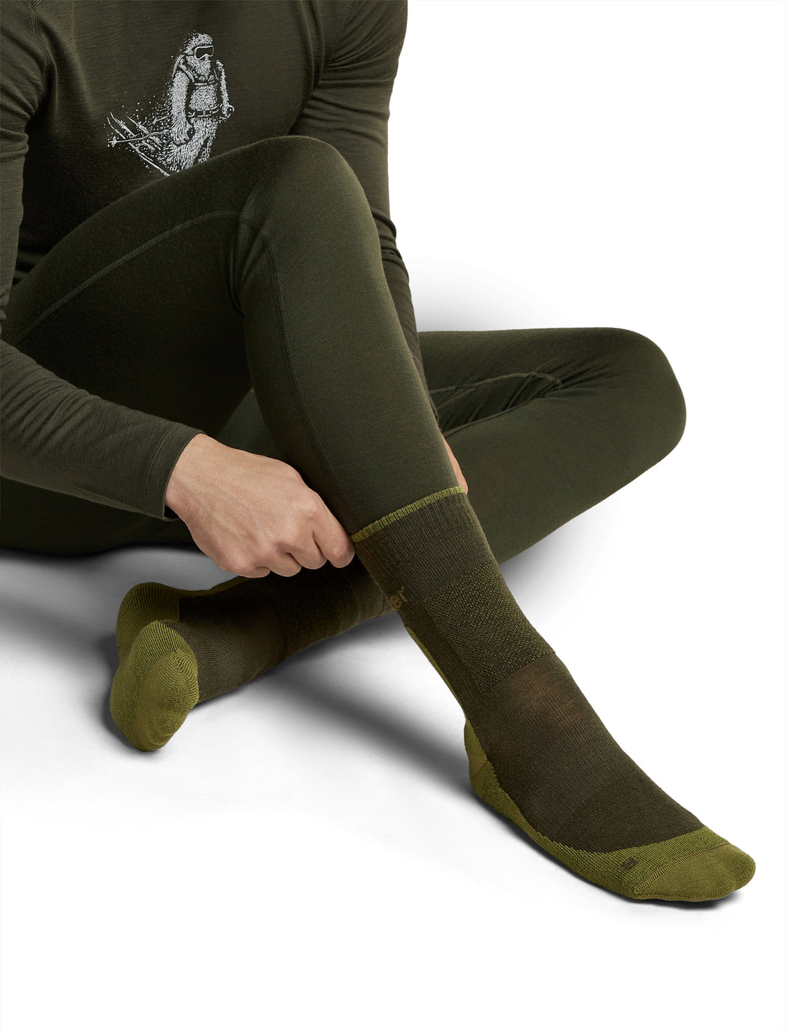 Hike+ Medium Crew Mens