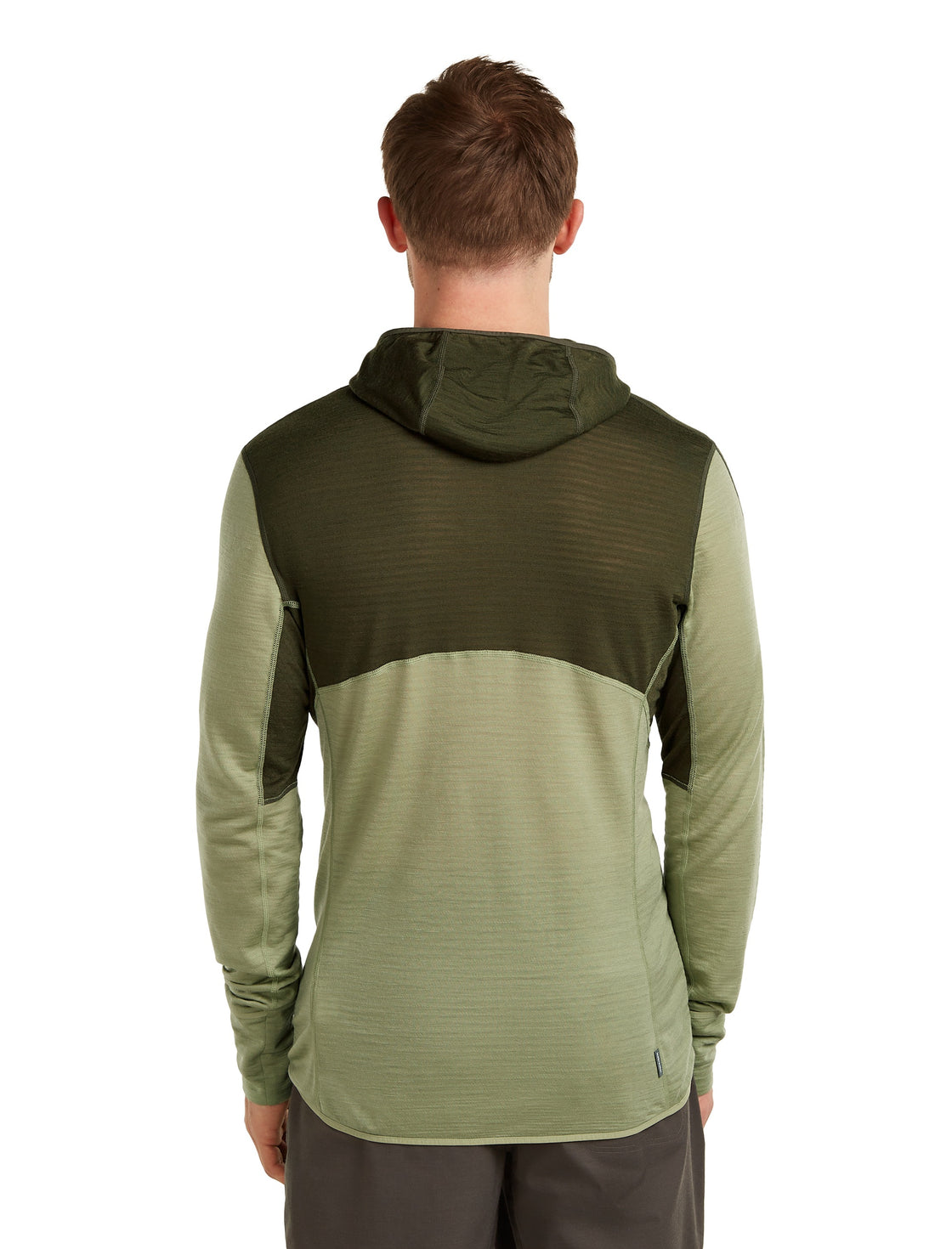 Pull Icebreaker Sport 320 – Homme, Mérinos, Gris/noir, Taille M, Occasion TB