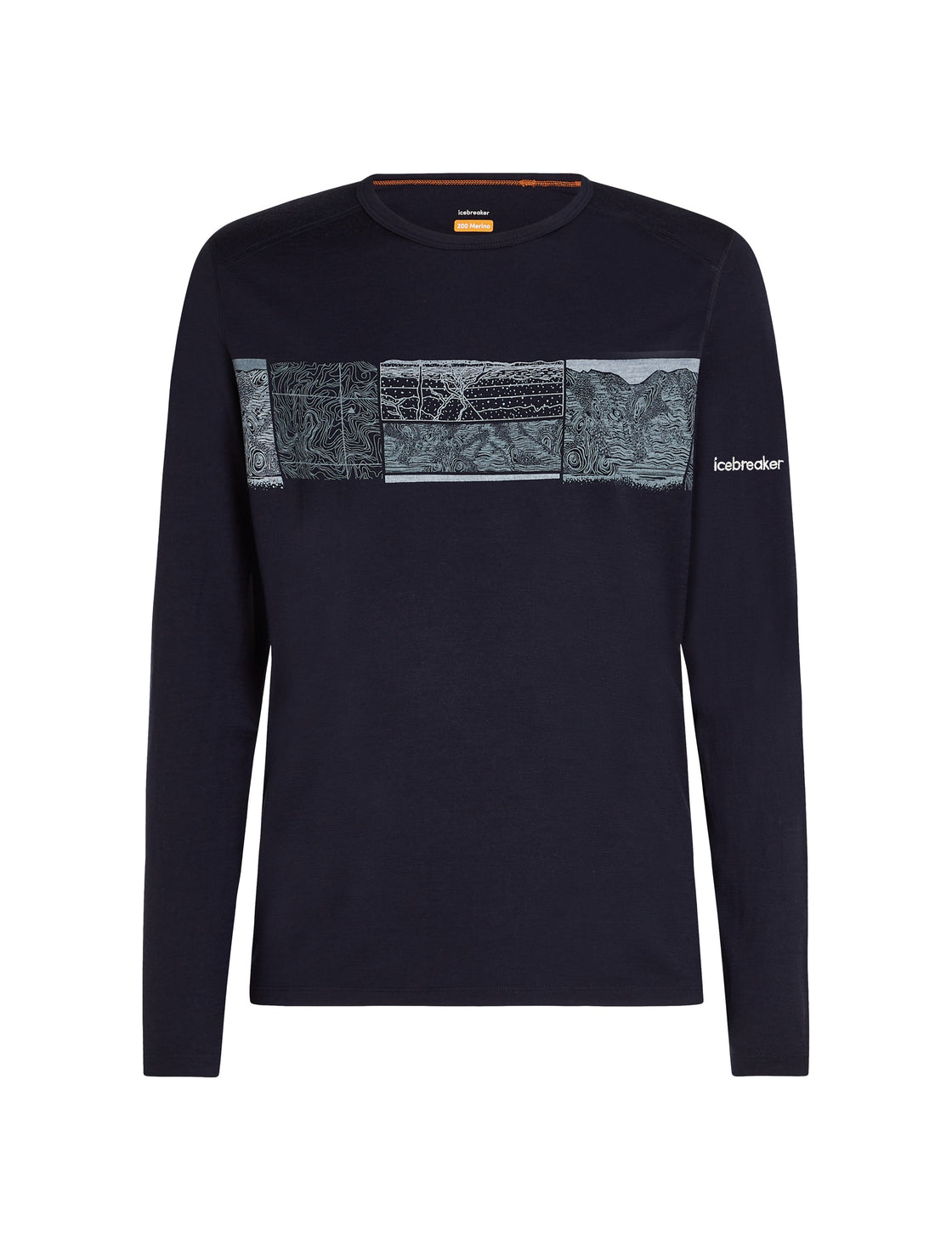 Oasis Merino Long Sleeve Elevation Line 200 ♂