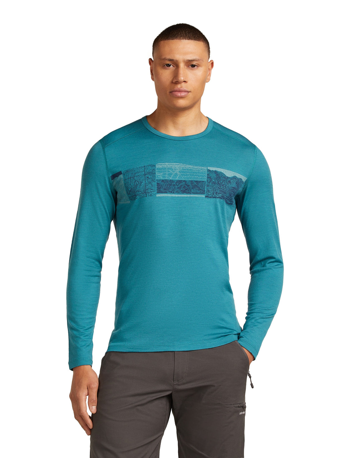 Oasis Merino Long Sleeve Elevation Line 200 ♂