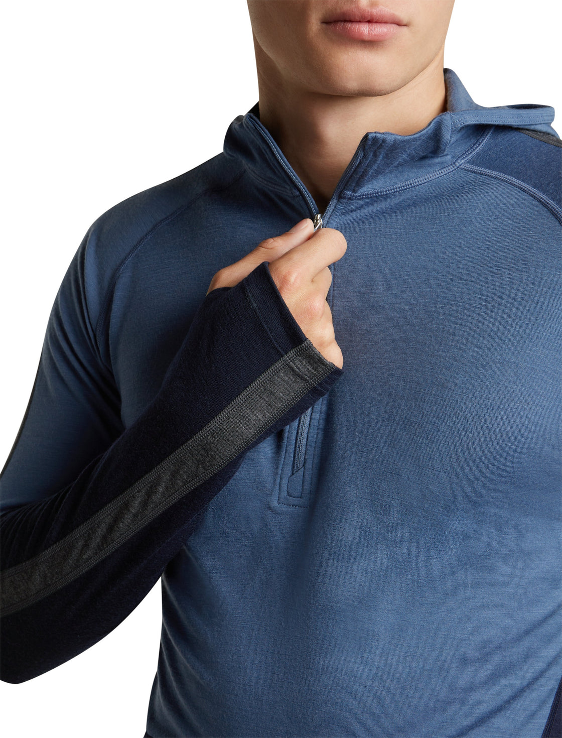 200 Oasis Plus LS Half Zip Hood ♂