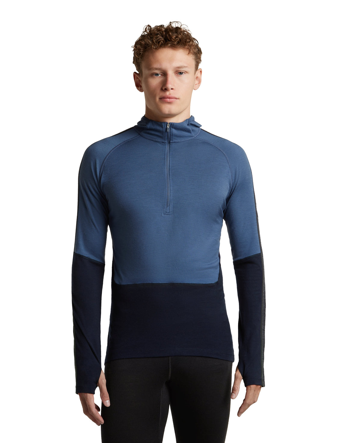 200 Oasis Plus LS Half Zip Hood ♂