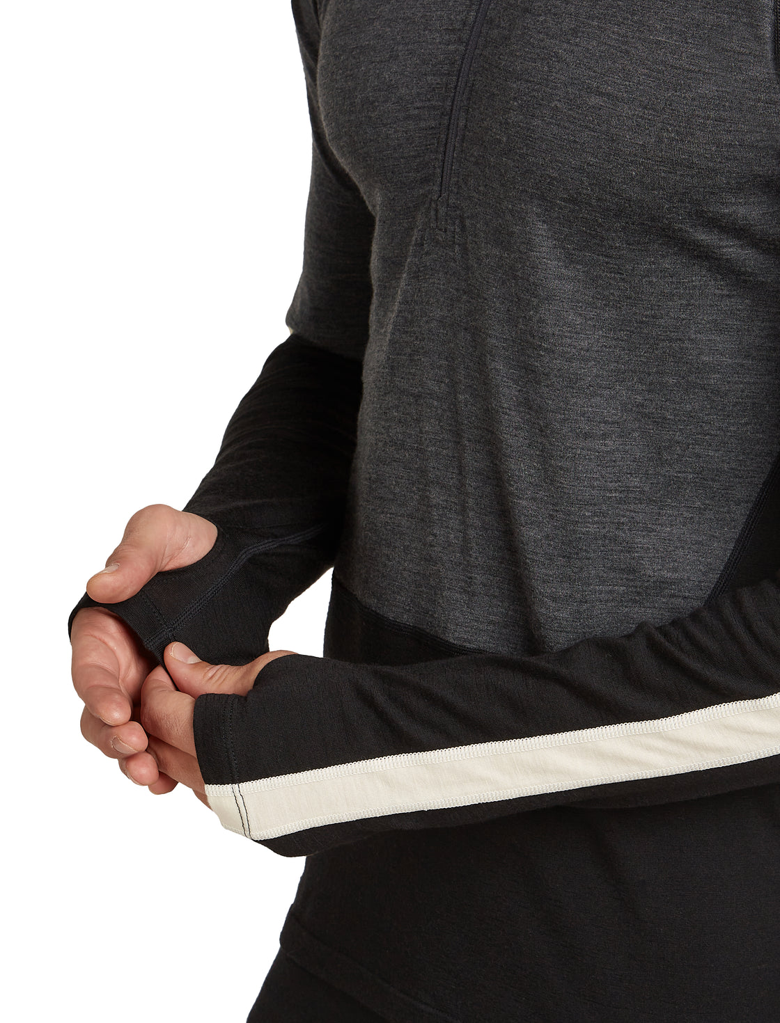 200 Oasis Plus LS Half Zip Hood ♂