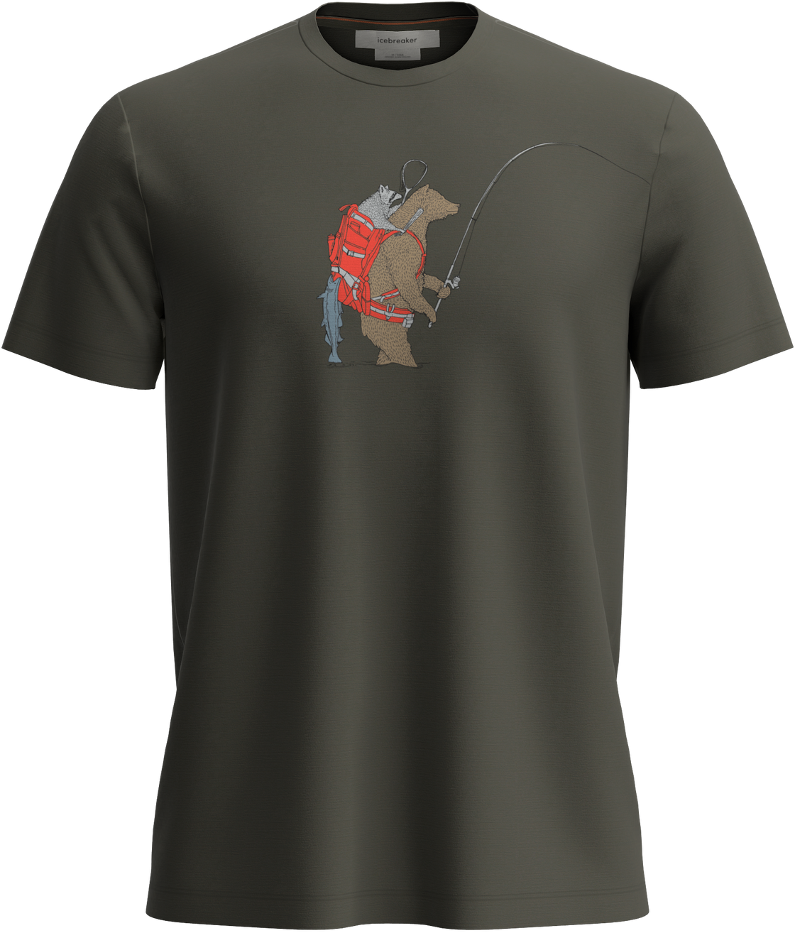 Tech Merino T-Shirt Bear Catch ♂