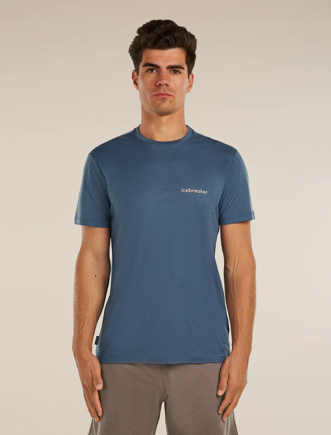 Tech Merino T-Shirt Icebreaker Wordmark ♂