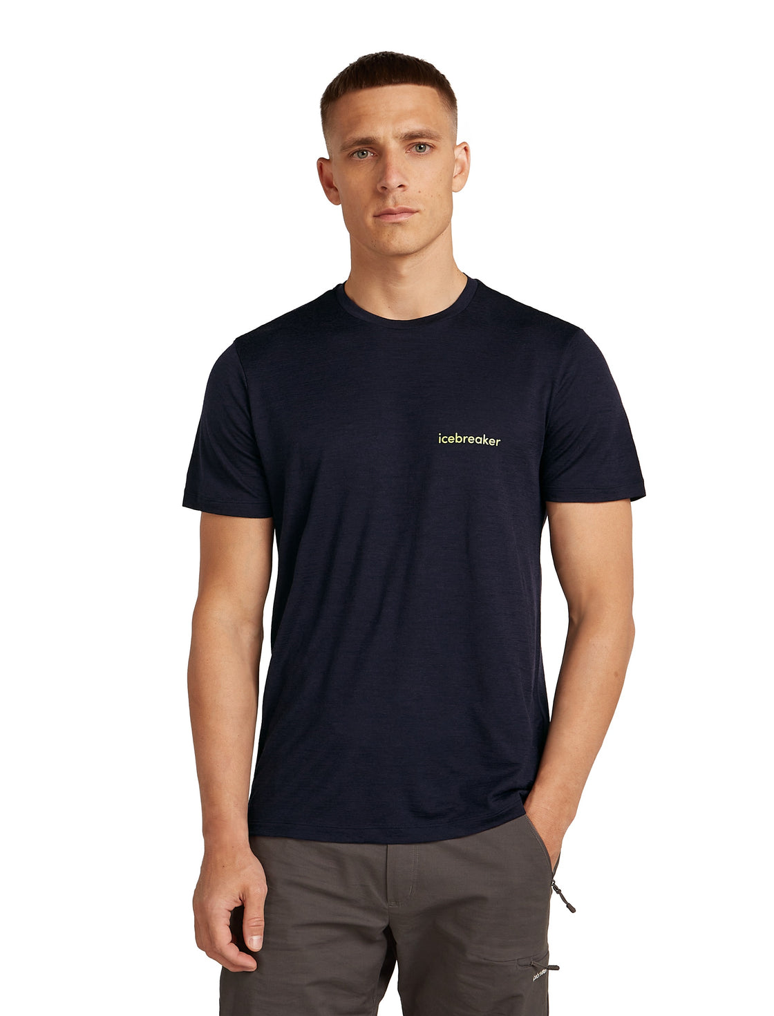T-Shirt Tech Merino Icebreaker Logo Réflexions ♂