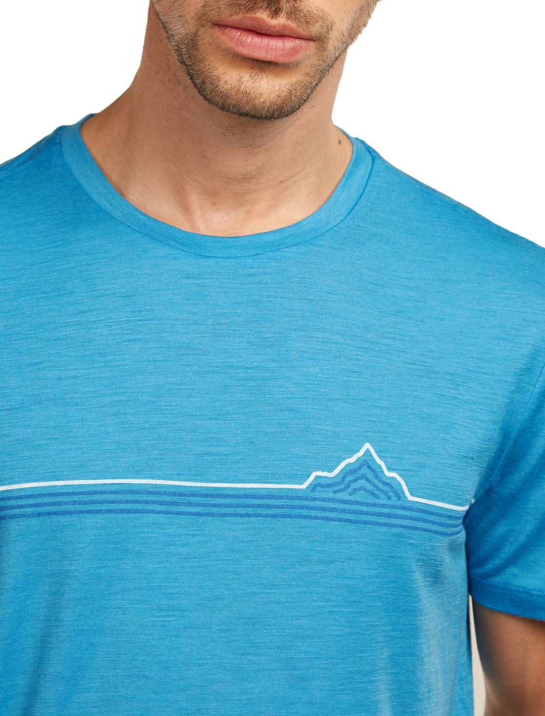 Tech Merino T-Shirt Range Stripes ♂