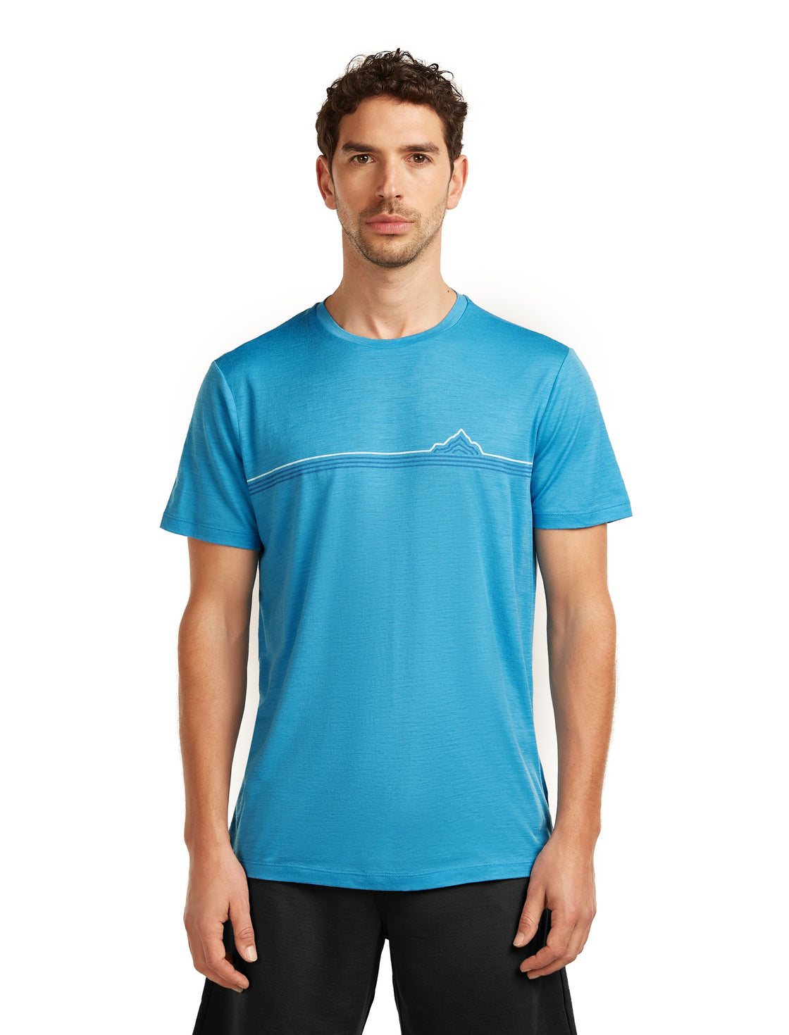 Tech Merino T-Shirt Range Stripes ♂