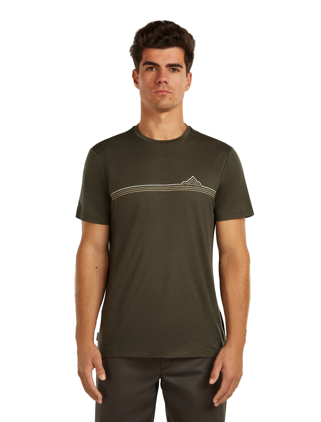 Tech Merino T-Shirt Range Stripes ♂