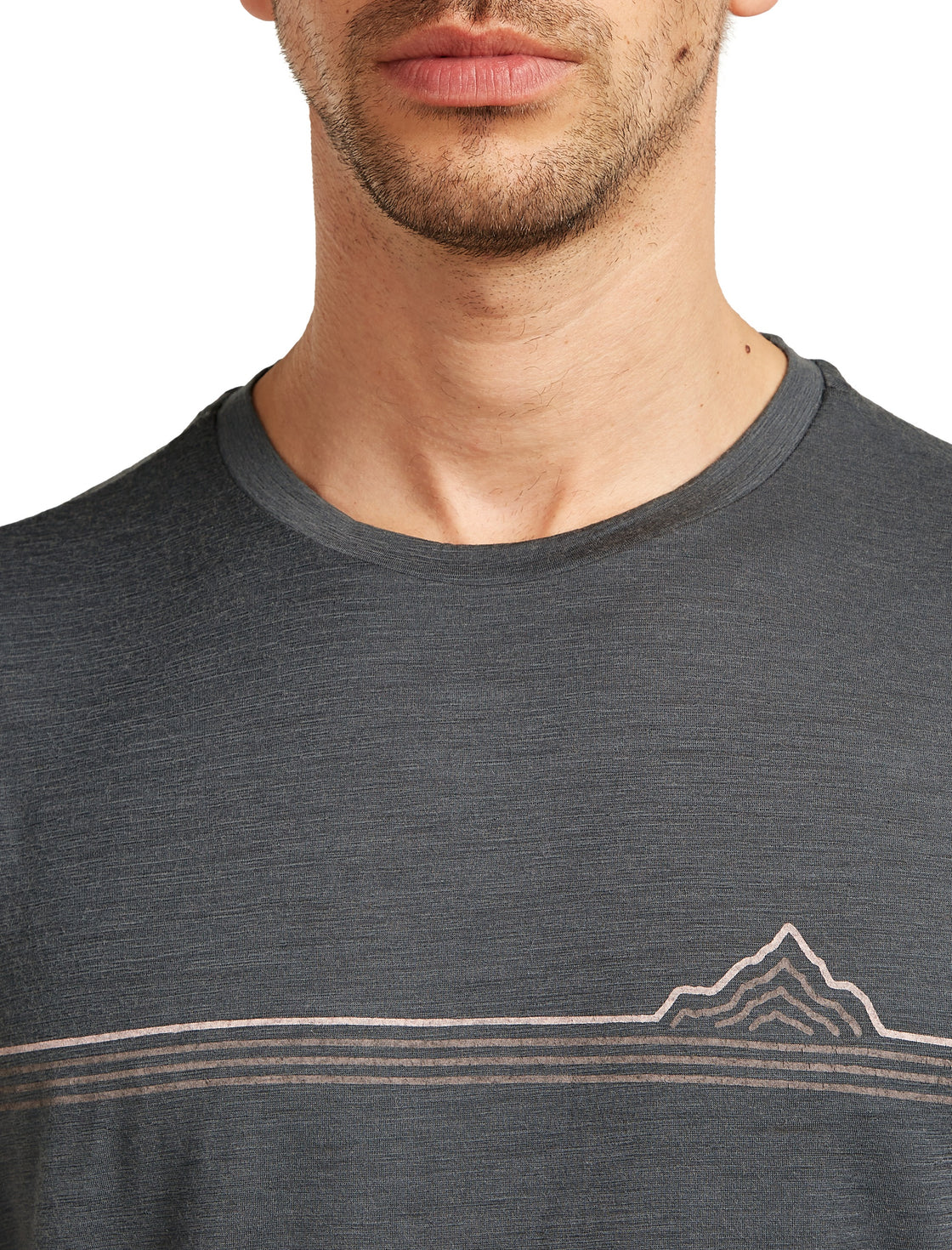 Tech Merino T-Shirt Range Stripes ♂
