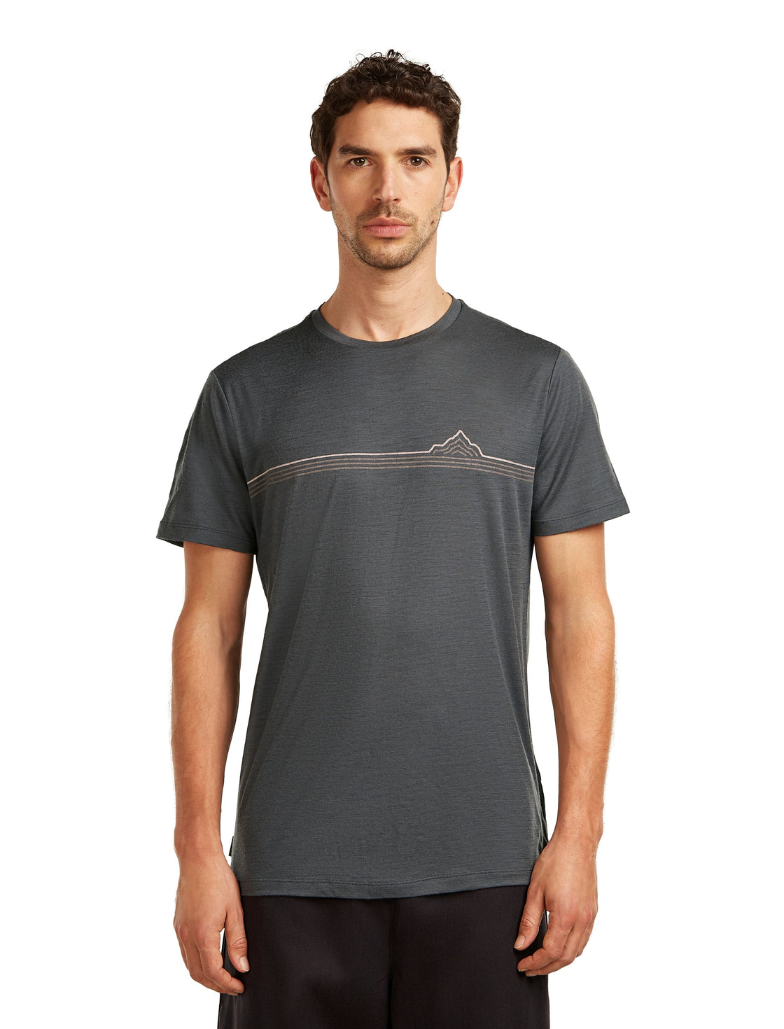 Tech Merino T-Shirt Range Stripes ♂