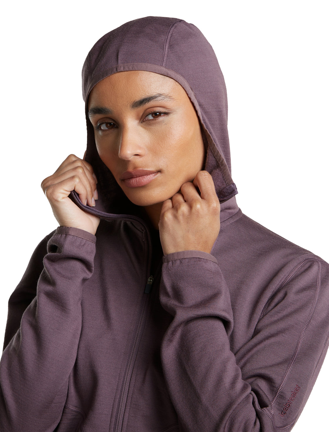 Sweat à capuche en polaire mérinos élémentaire ♀ 560