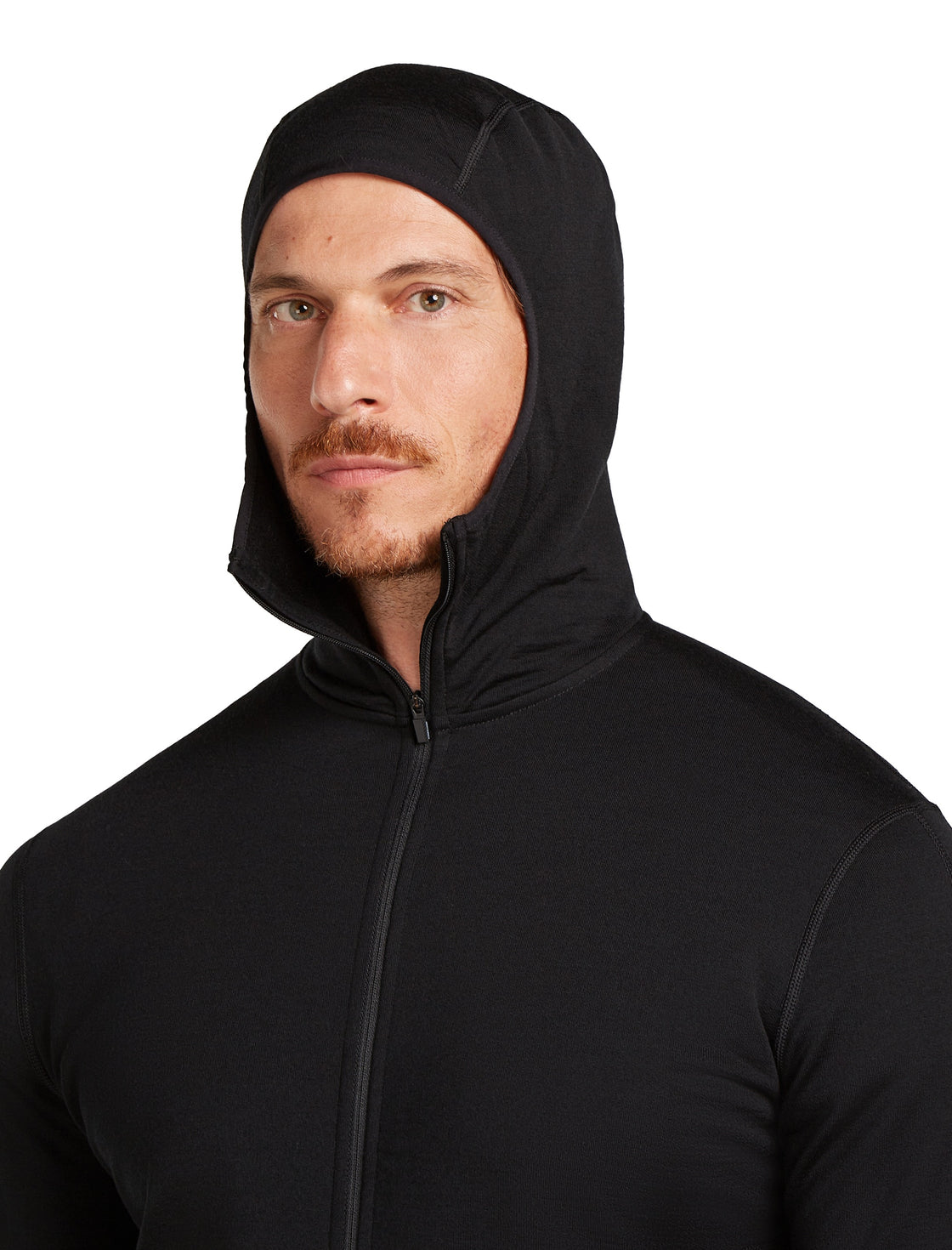 Sweat à capuche en polaire mérinos élémentaire ♂ 560