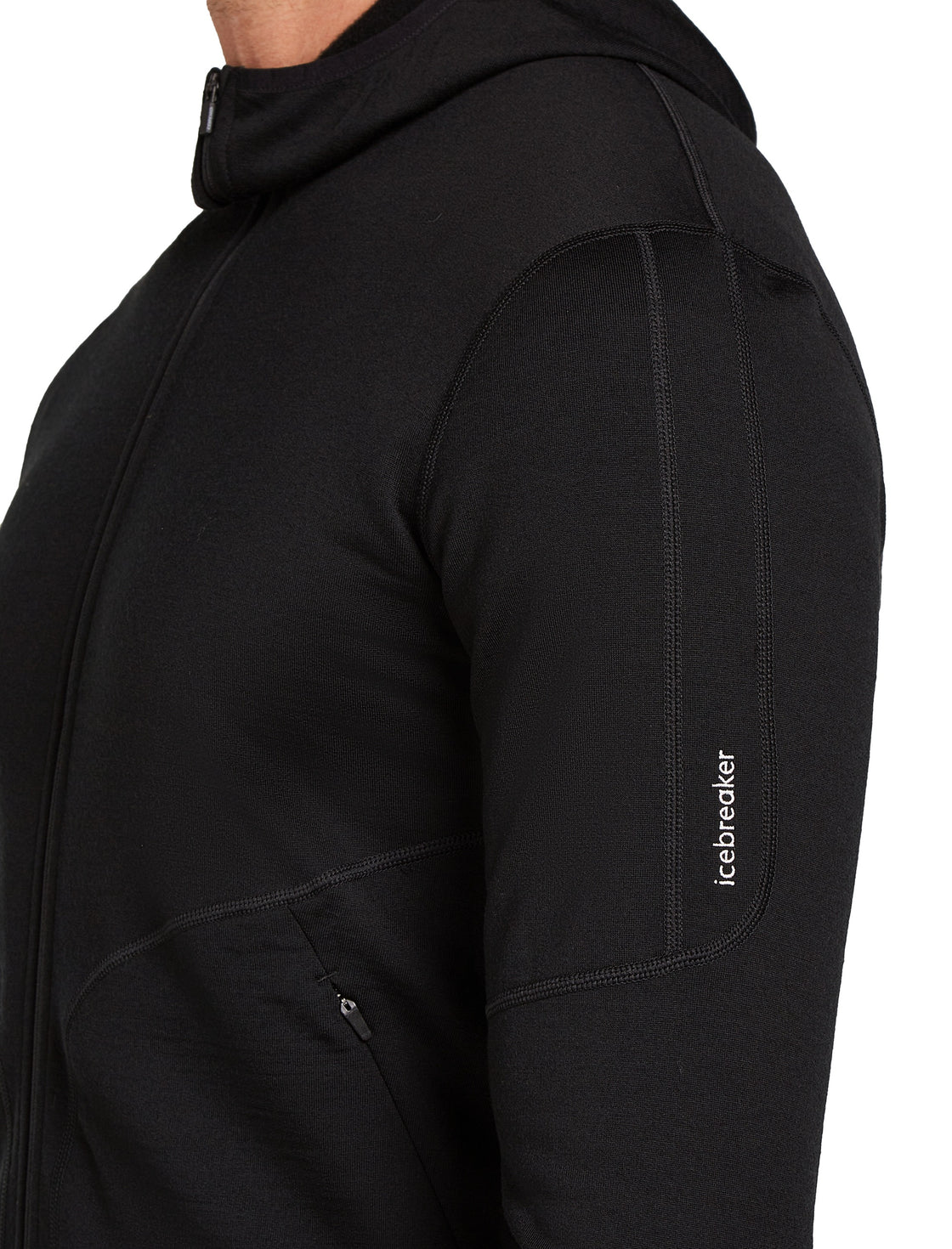 Sweat à capuche en polaire mérinos élémentaire ♂ 560