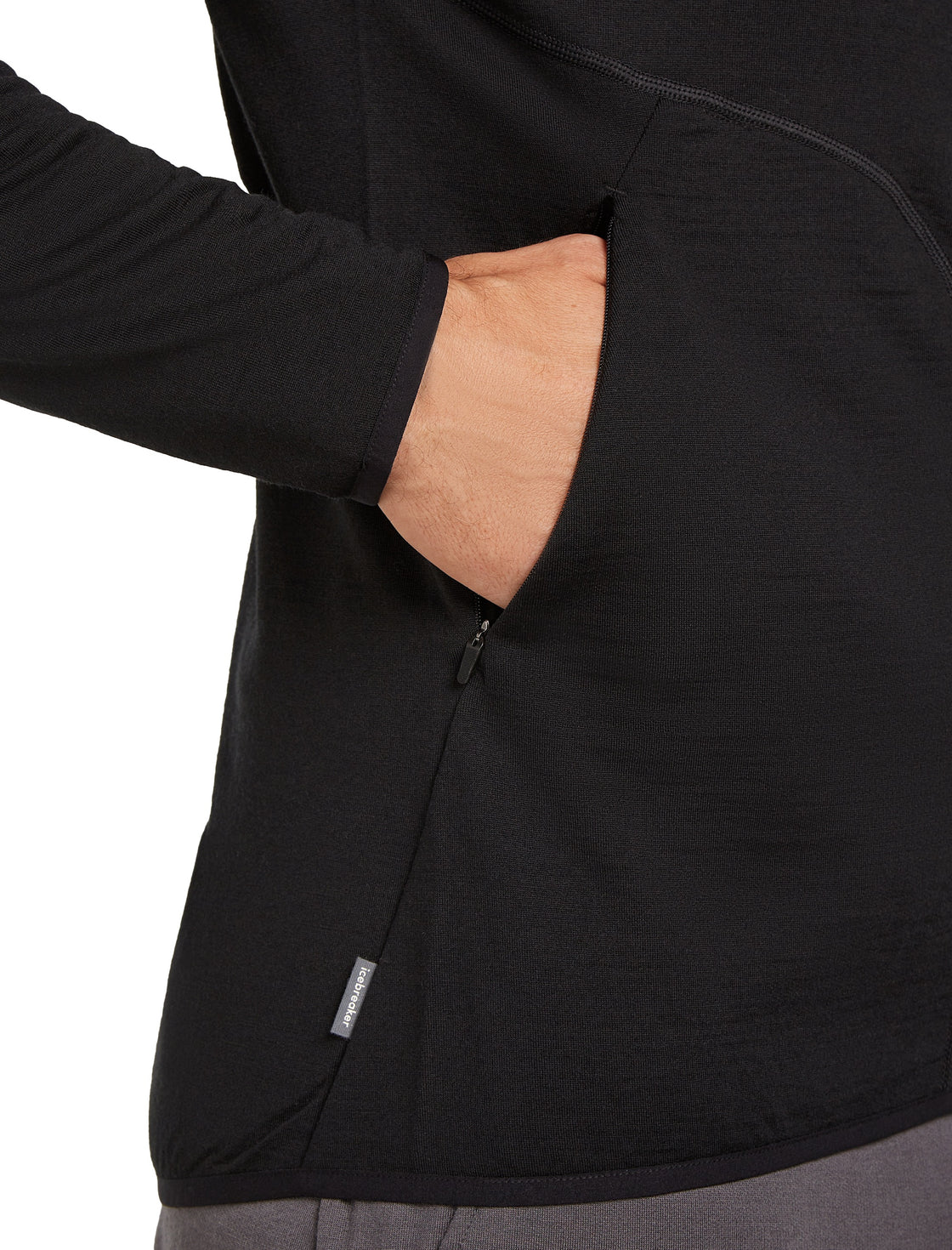 Sweat à capuche en polaire mérinos élémentaire ♂ 560