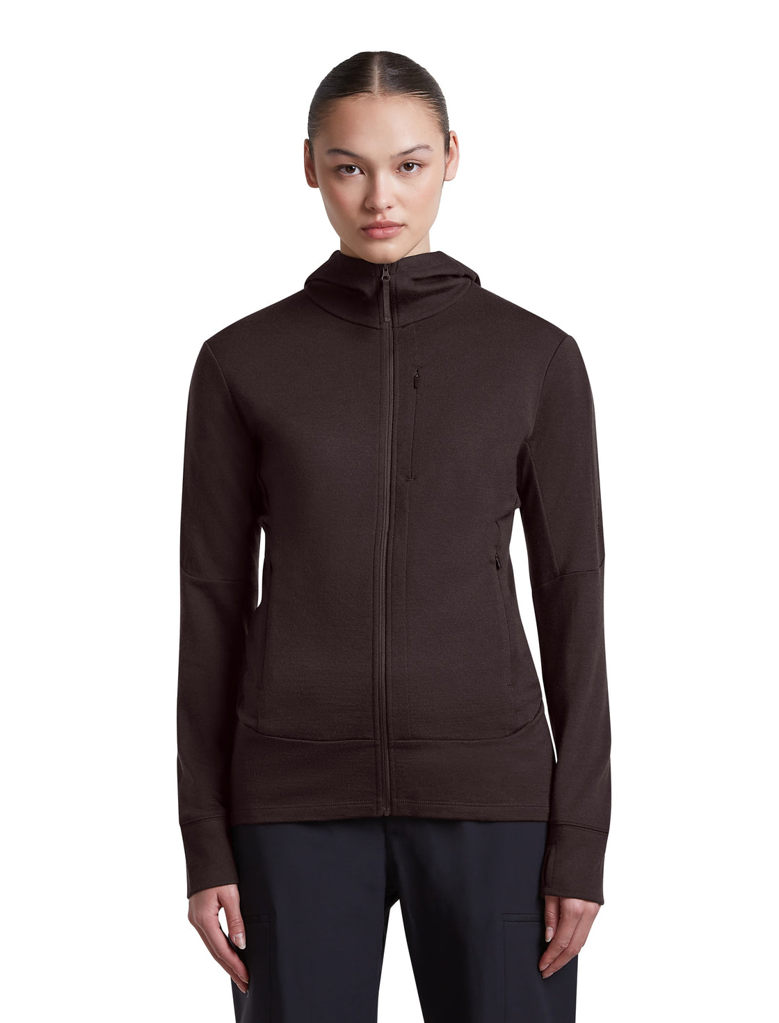Quantum Merino Fleece Hoody Damen
