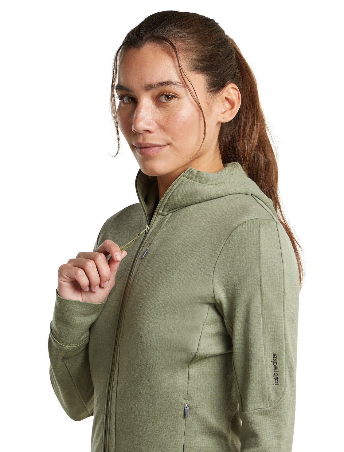 Quantum Merino Fleece Hoody Damen