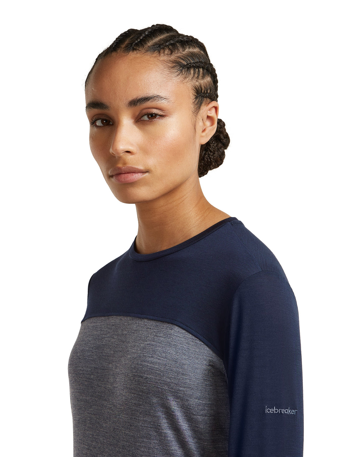 Sphere Tencel®-Merino Manches longues Color Block ♀