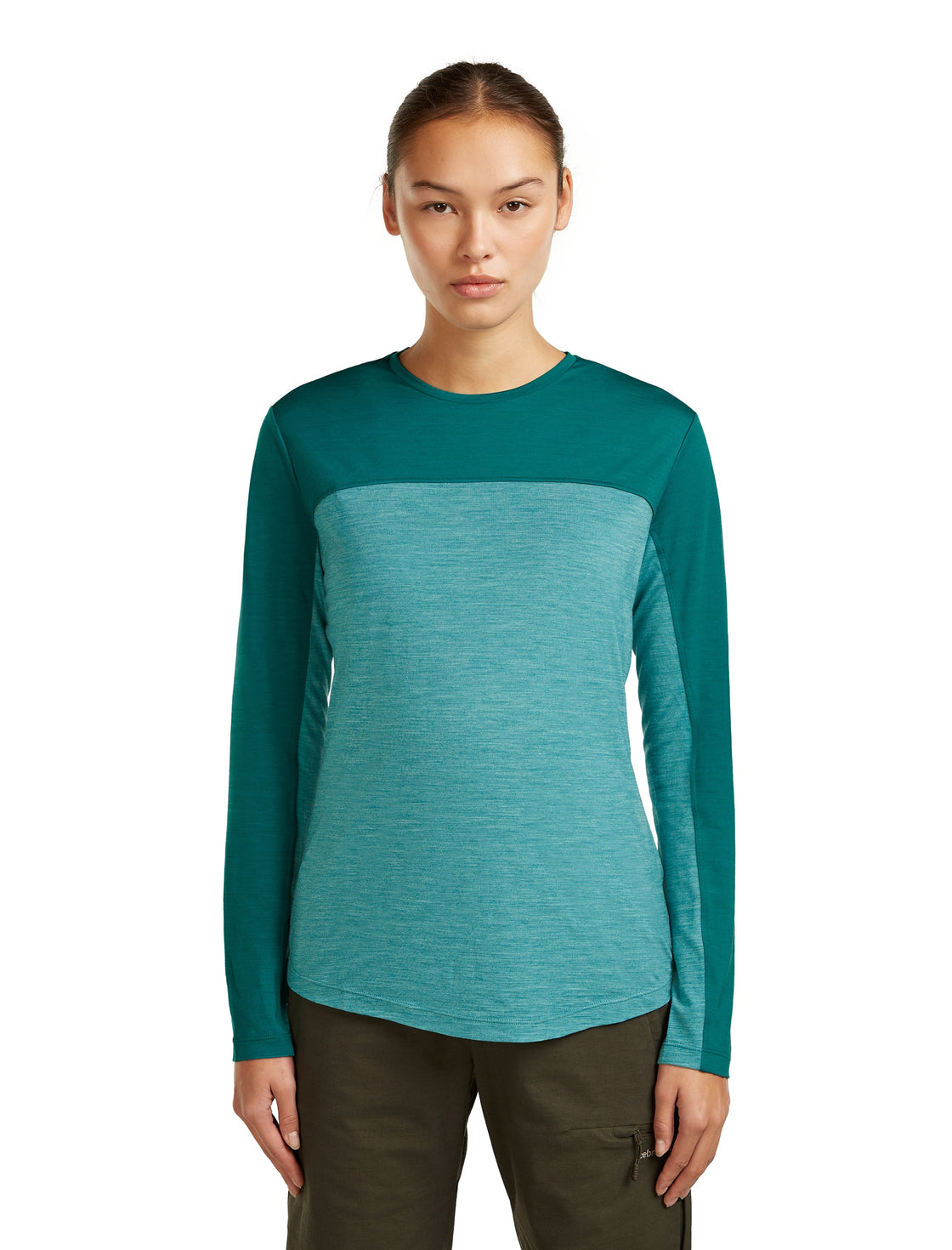 Sphere Tencel®-Merino Manches longues Color Block ♀