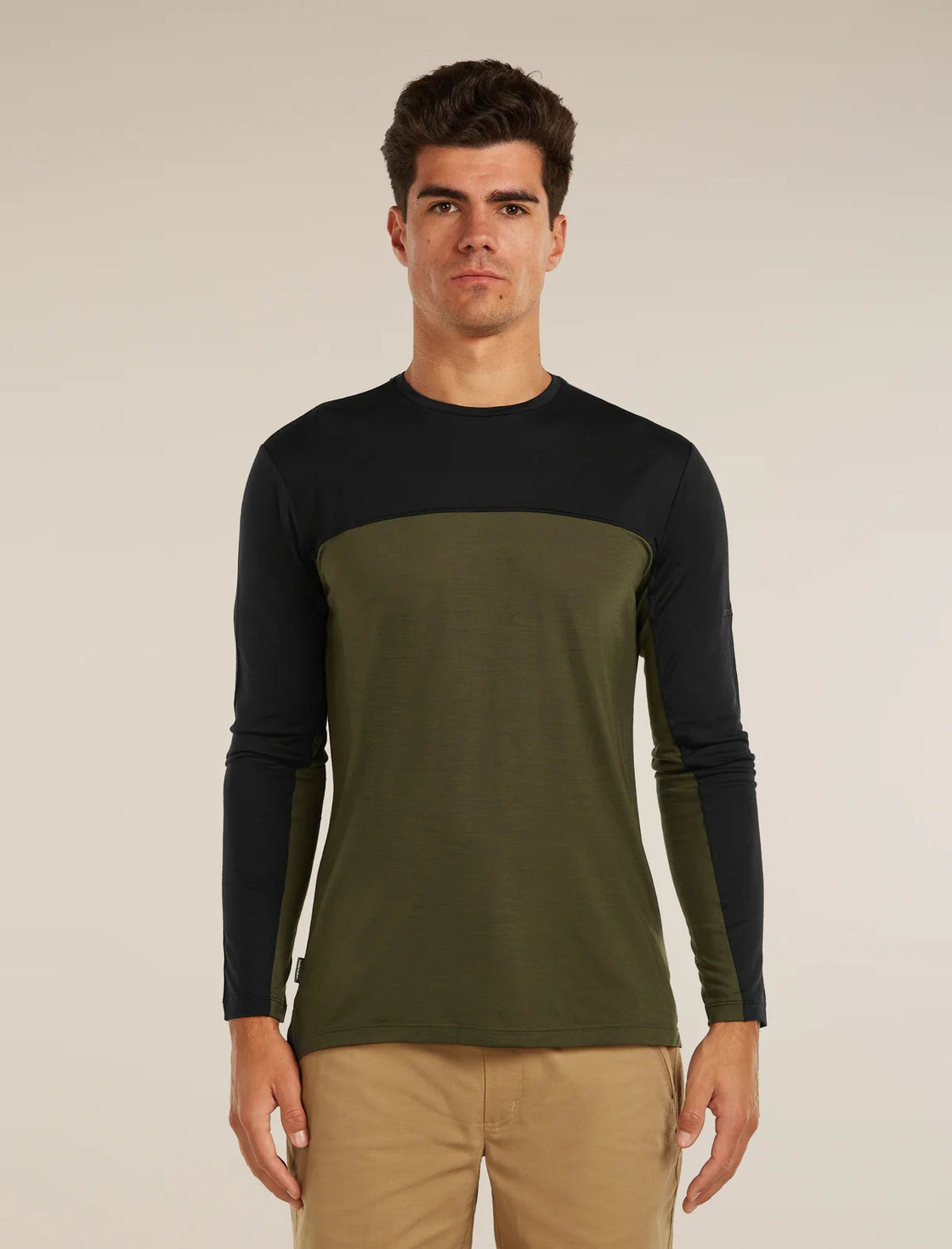 Sphere Tencel®-Merino Manches longues Color Block ♂