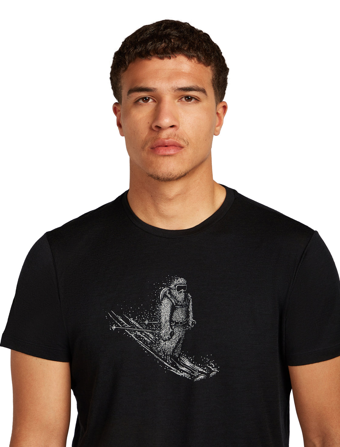 Tech Merino T-Shirt Skiing Yeti ♂
