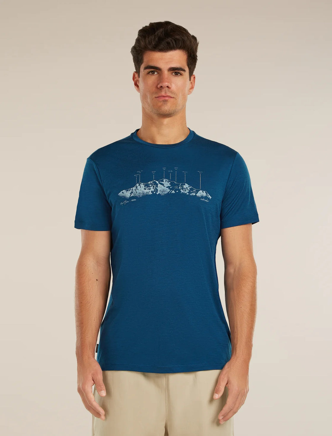 T-Shirt Tech Merino 7 Sommets de Montagne ♂