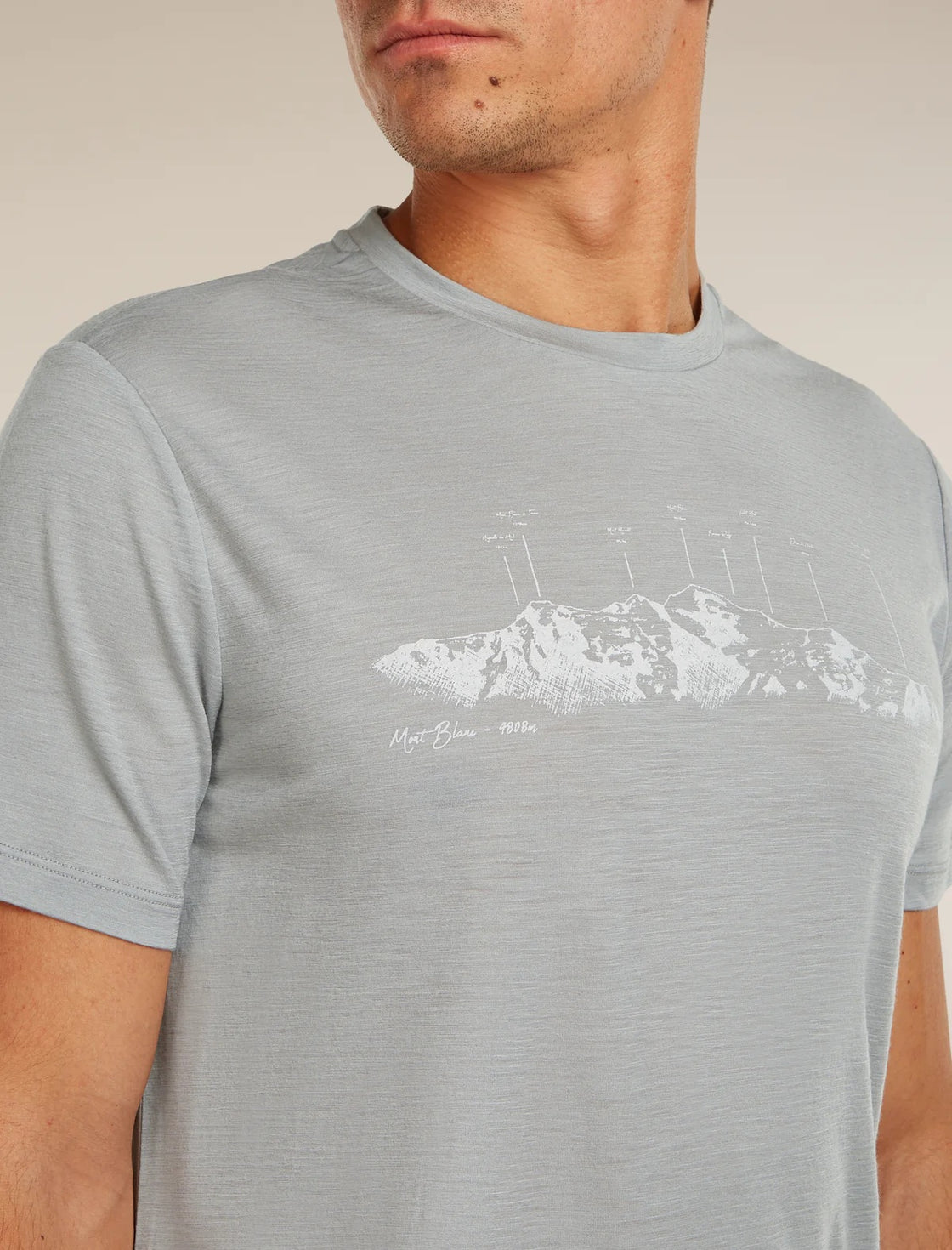 T-Shirt Tech Merino 7 Sommets de Montagne ♂