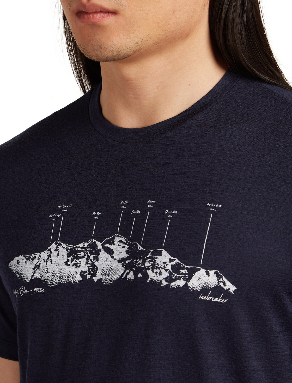T-Shirt Tech Merino 7 Sommets de Montagne ♂