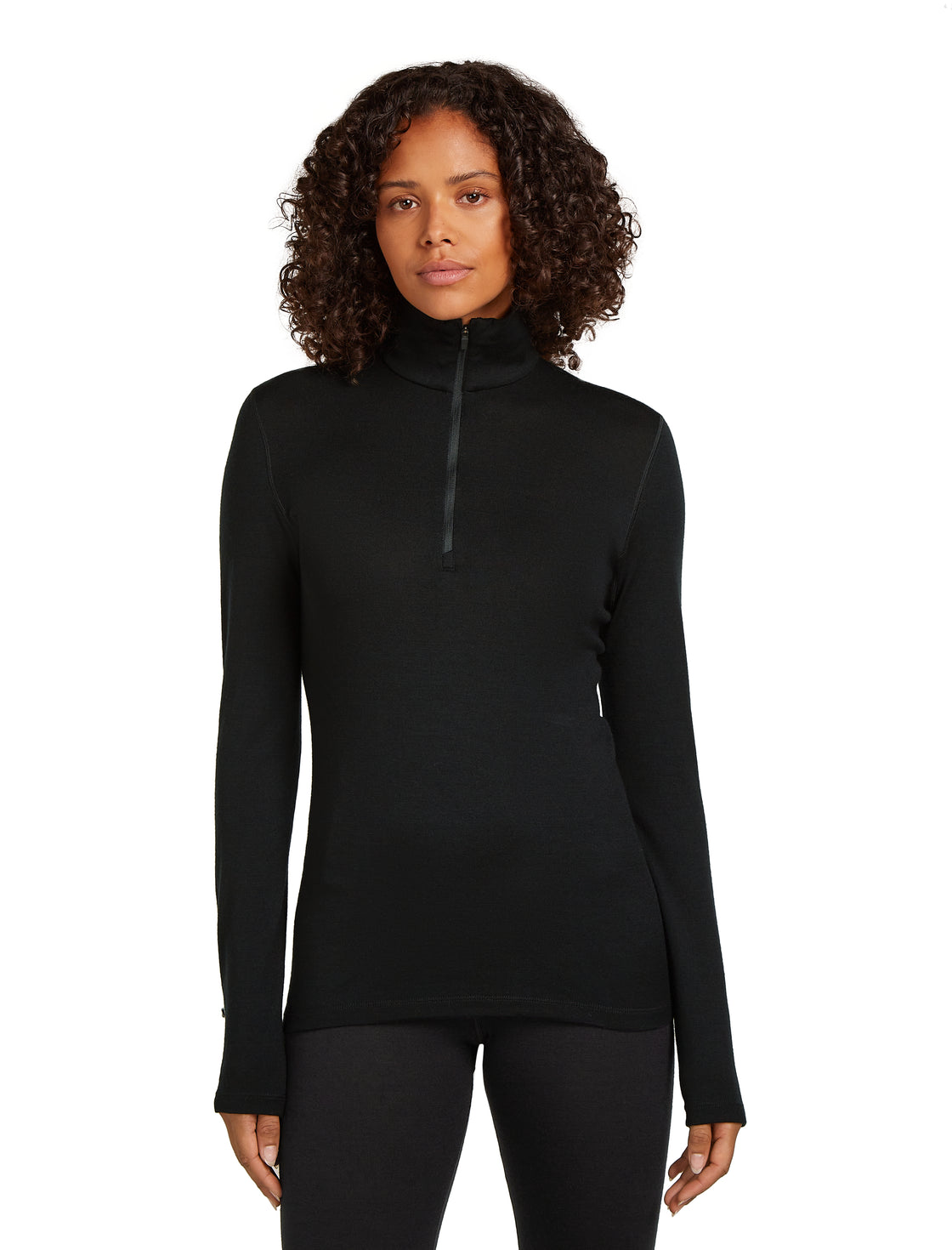 Tech Thermo Merino Longsleeve Half Zip Damen 260
