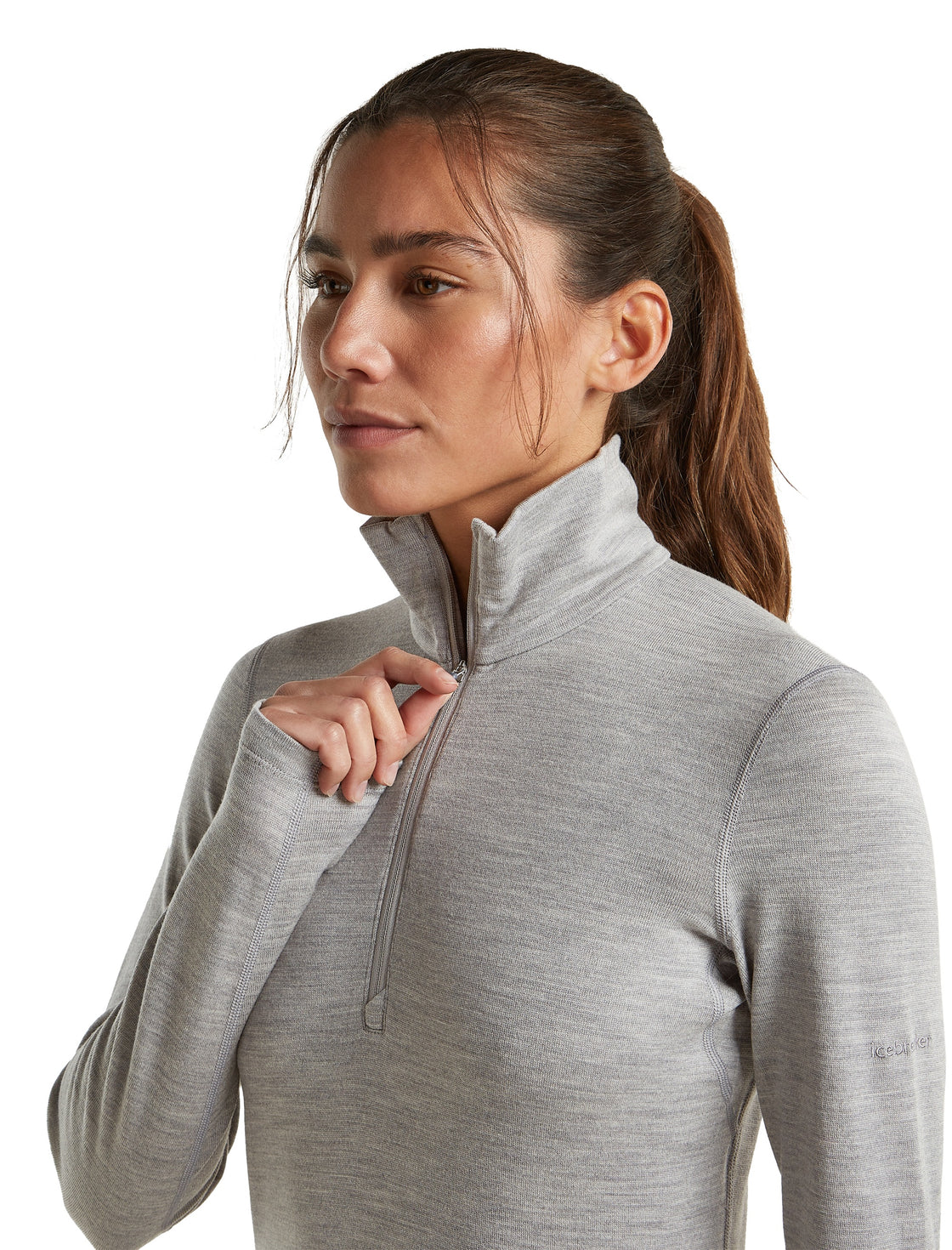 Tech Thermo Merino Longsleeve Half Zip Damen 260