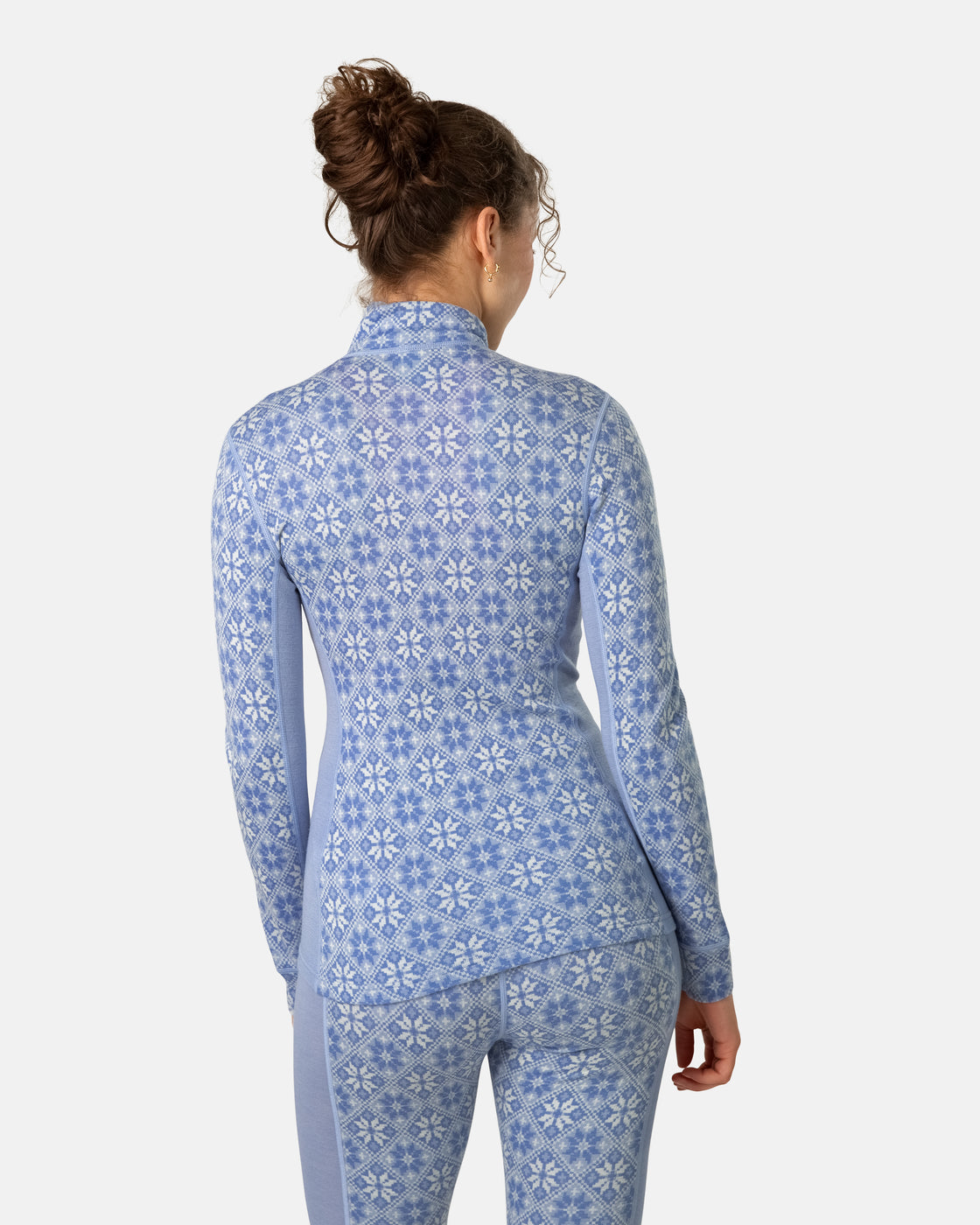 Rose Merino Long Sleeve Half Zip 240 ♀