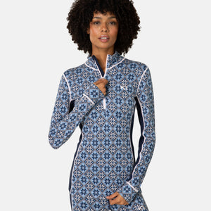 Rose Merino Long Sleeve Half Zip 240 ♀