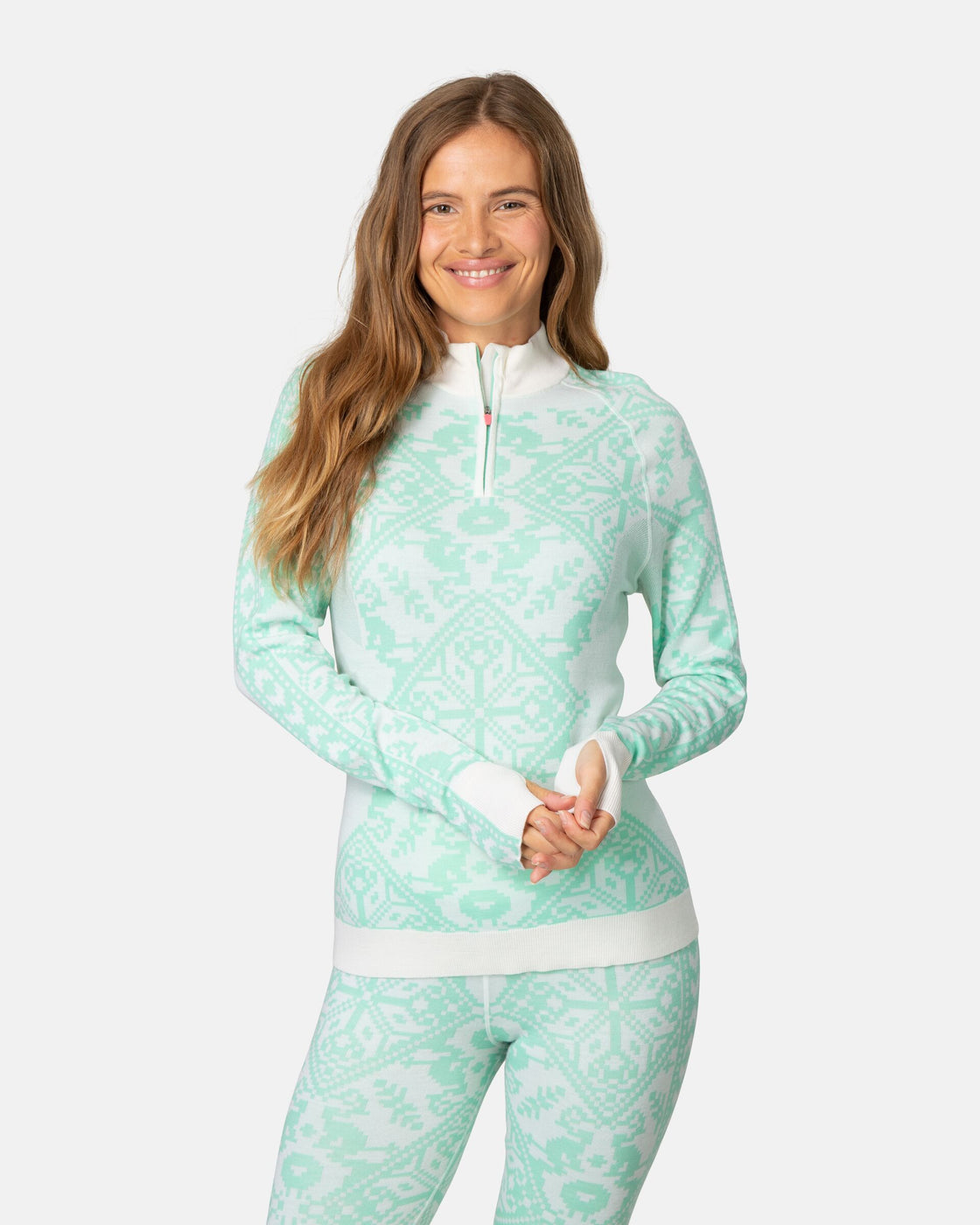 Saga Merino Half Zip ♀