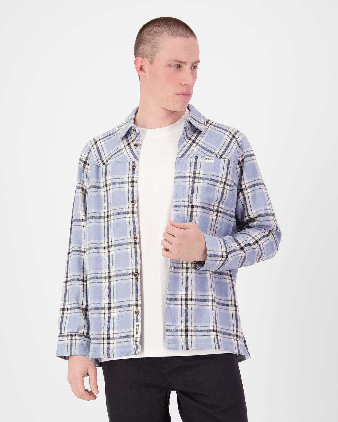 Merino Flannel Hemd Herren