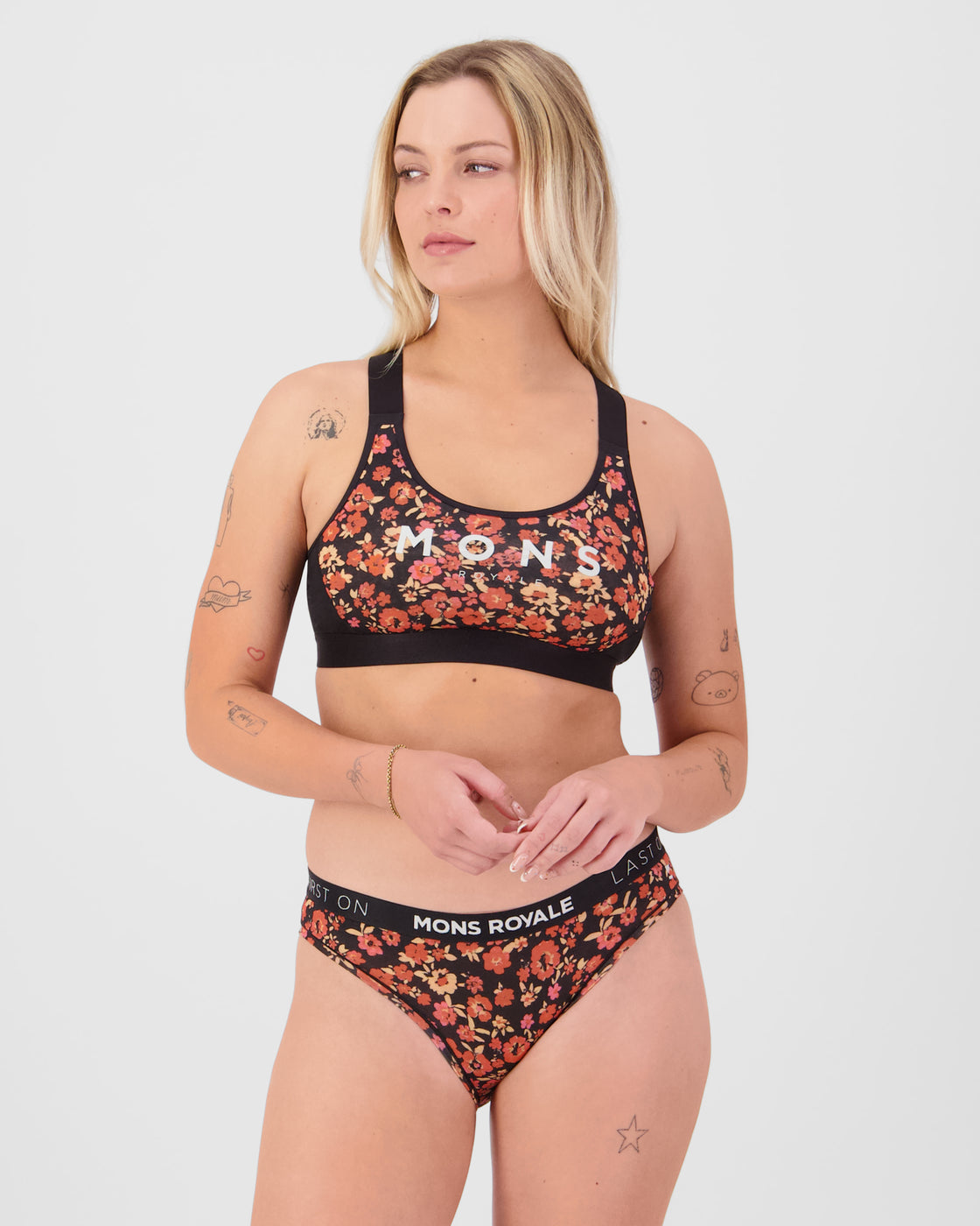 Soutien-gorge de sport en mérinos Stella X-Back