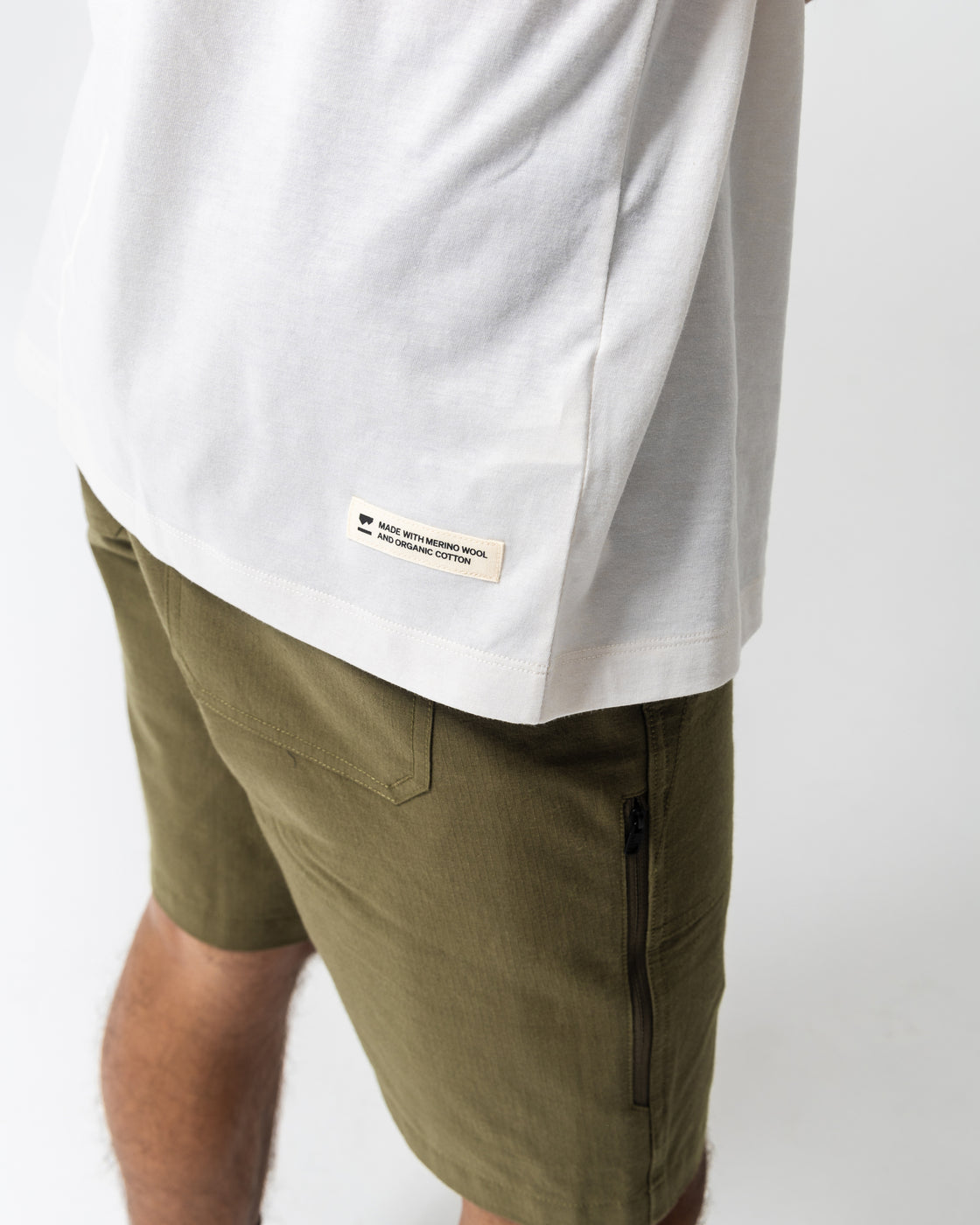 Yonder Merino Organic Cotton T-Shirt Mens