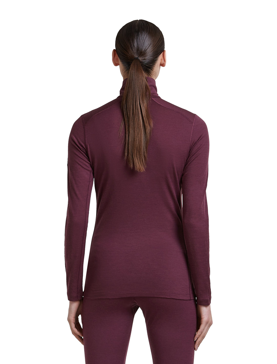 Oasis Merino Long Sleeve Damen Zip 200