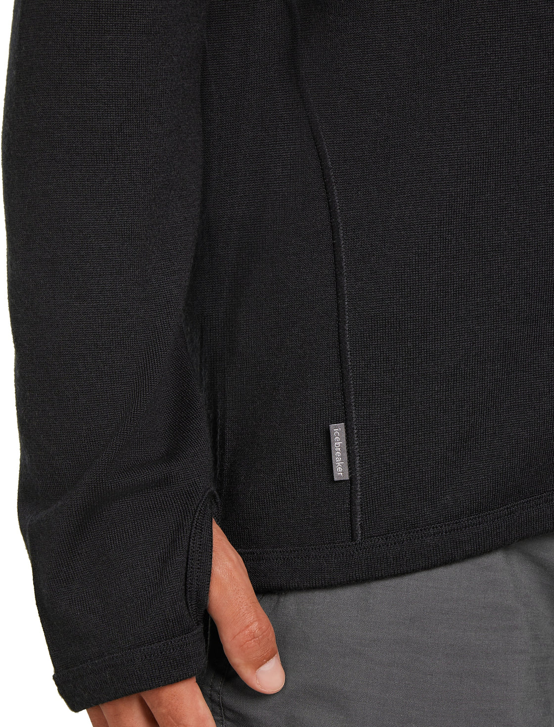 Original Merino Manches Longues Demi-Zip 320 ♂