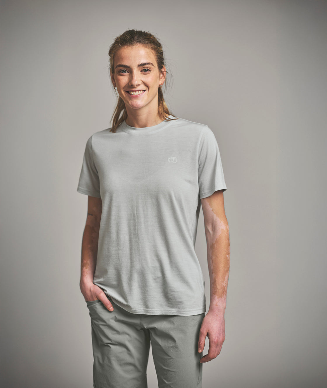 150 Cool Logo Staple T-Shirt Merino-Tencel® ♀