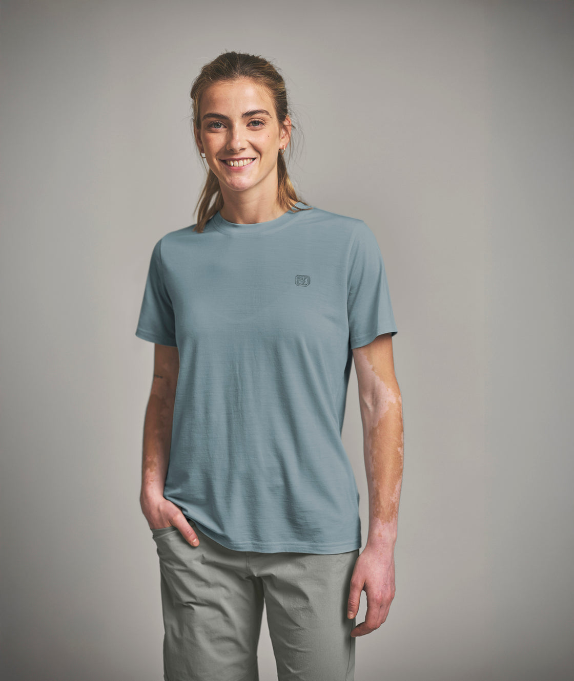 150 Cool Logo Staple T-Shirt Merino-Tencel® ♀