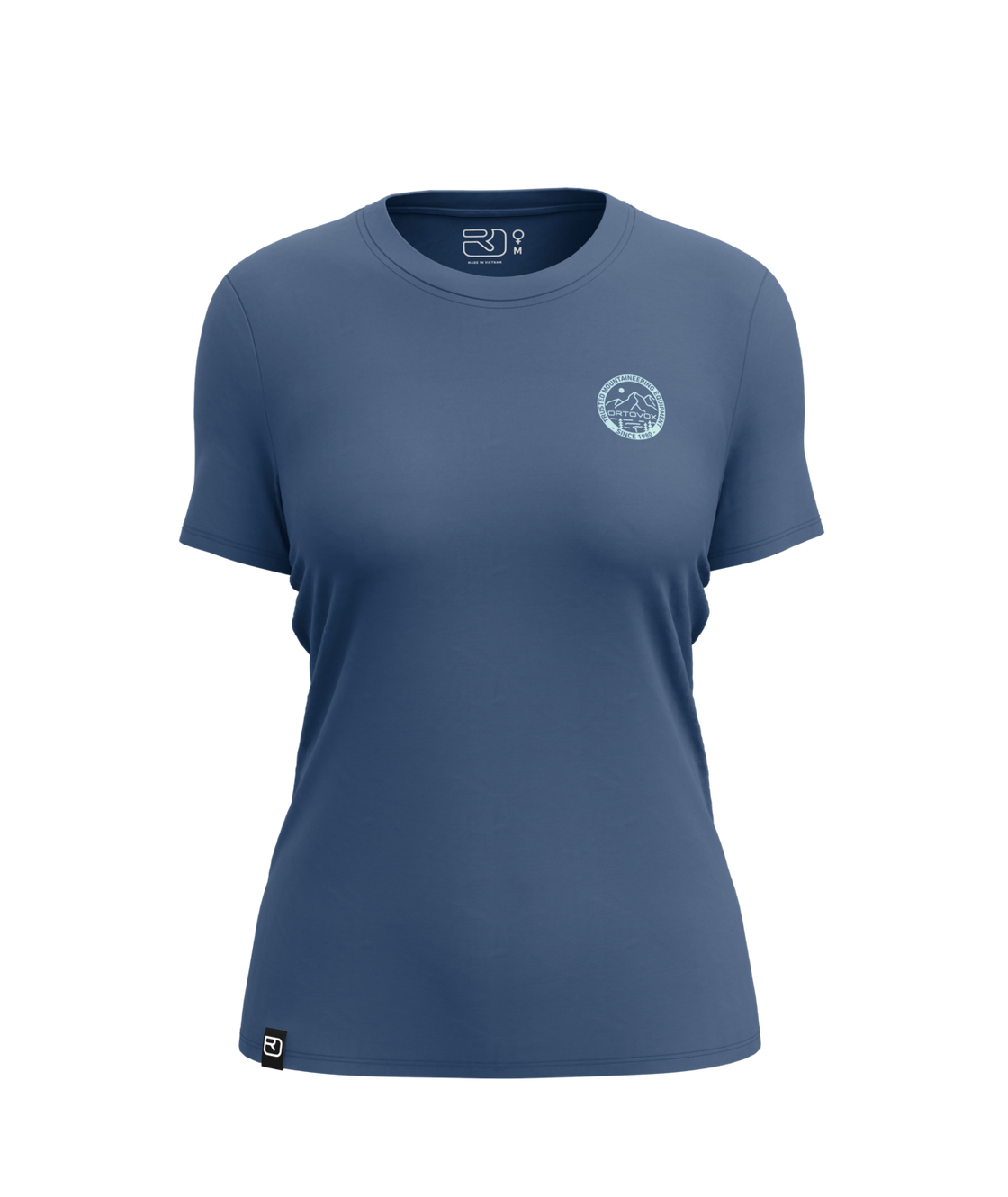 185 Merino Mountain Badge T-Shirt Damen