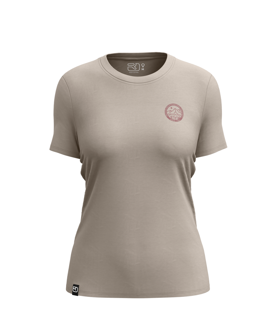 185 Merino Mountain Badge T-Shirt Damen