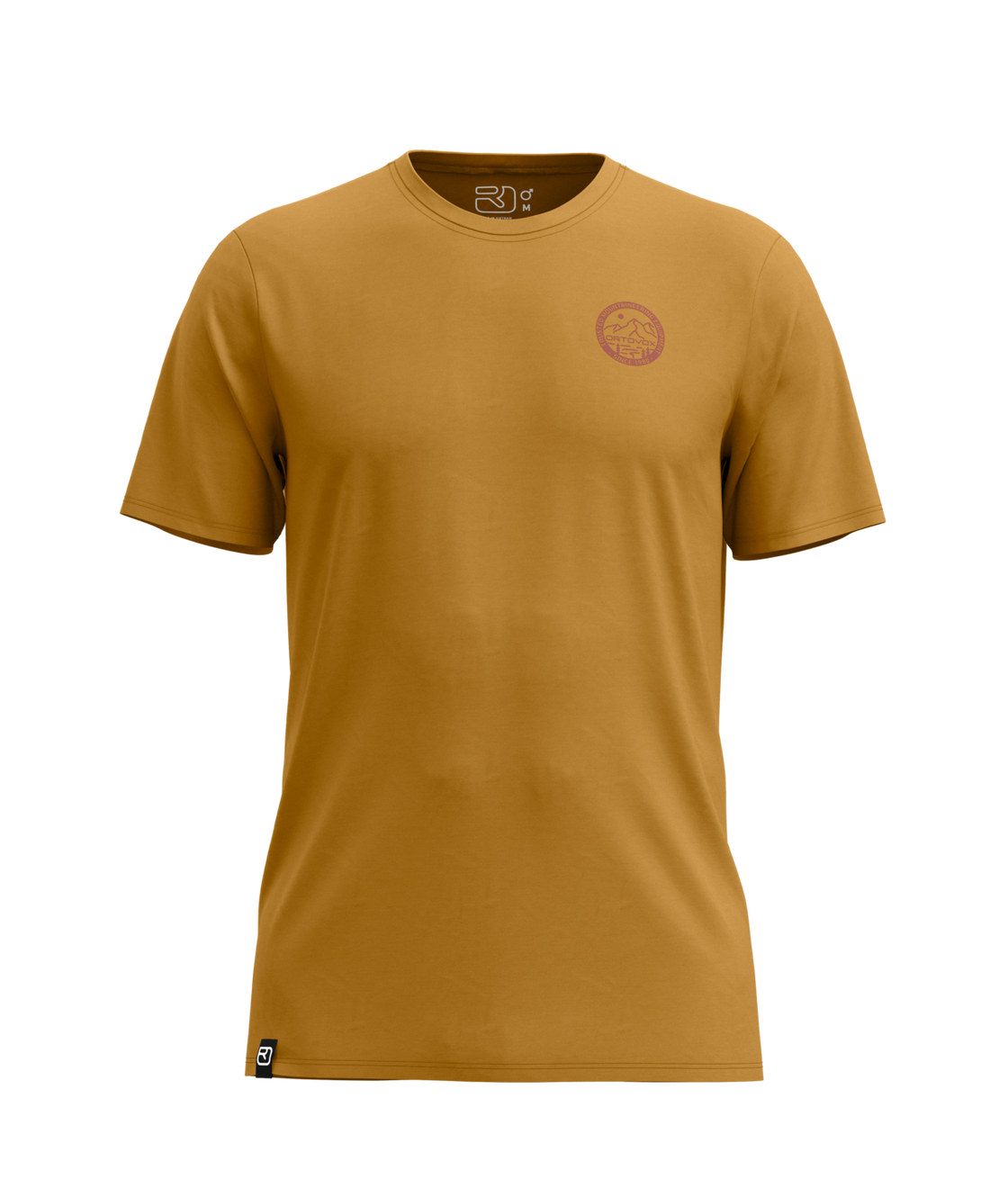 185 Merino Mountain Badge T-Shirt Herren