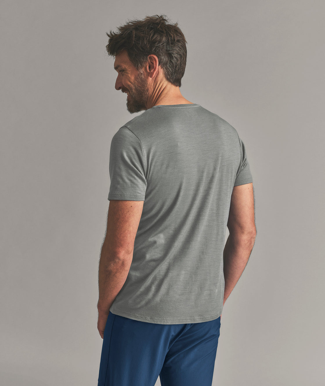 185 Merino Mountain Badge T-Shirt Herren