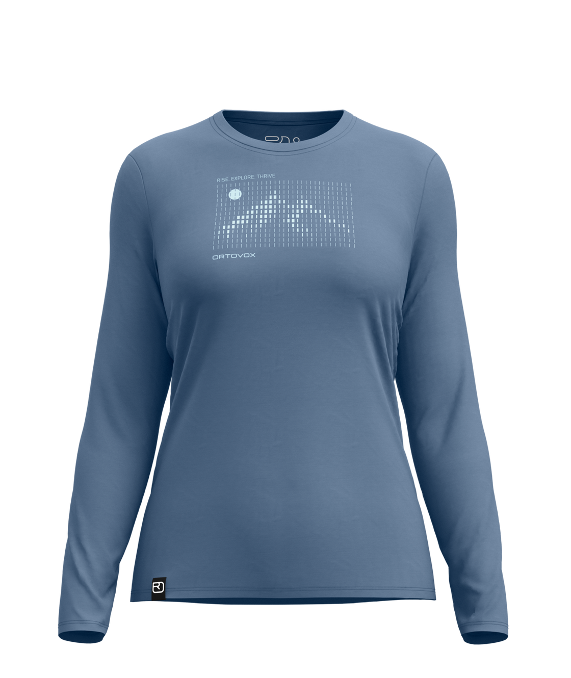 185 Merino Brand Outline Manches Longues ♀