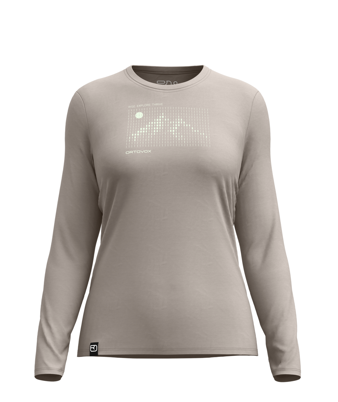 185 Merino Brand Outline Manches Longues ♀