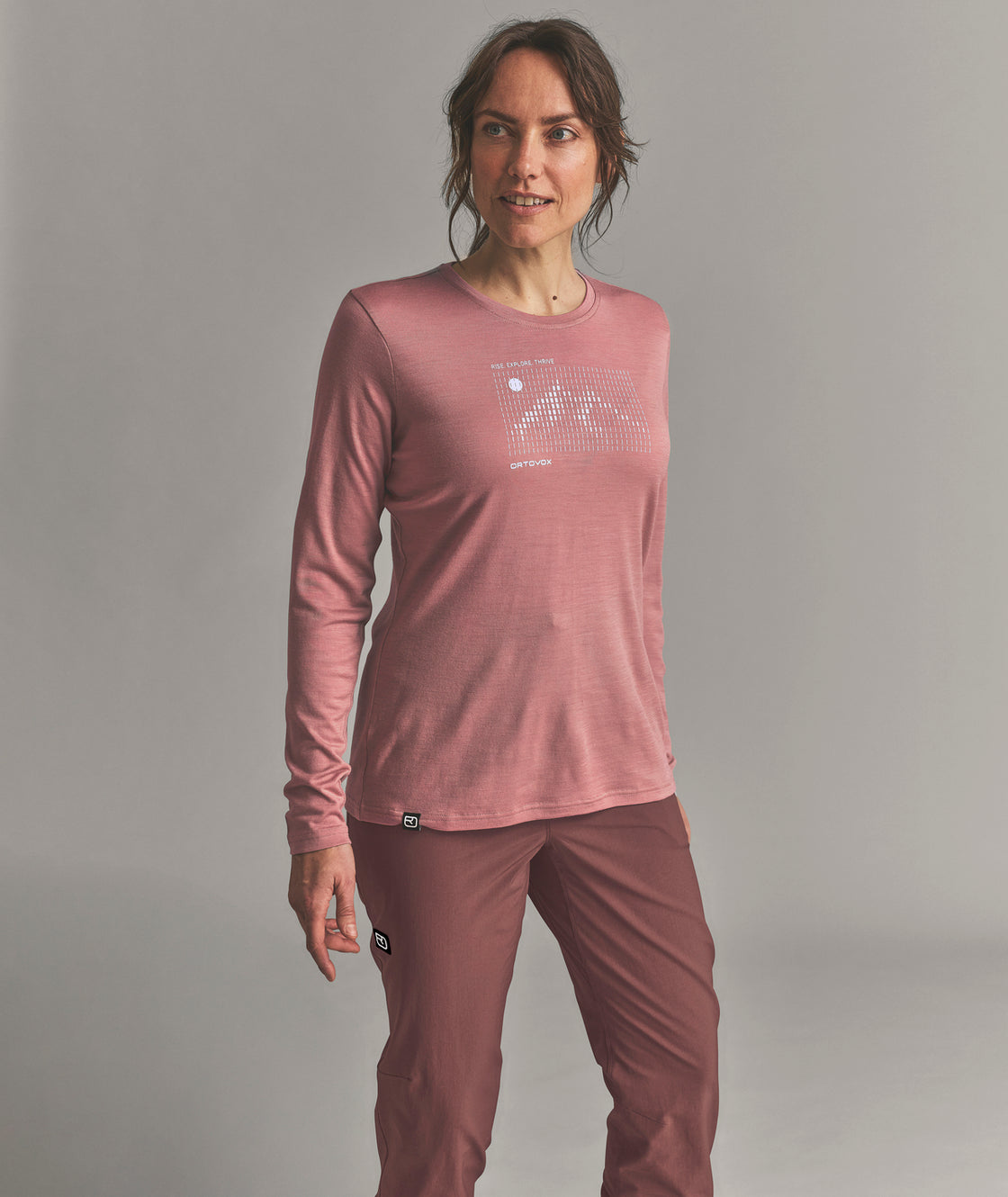 185 Merino Brand Outline Manches Longues ♀