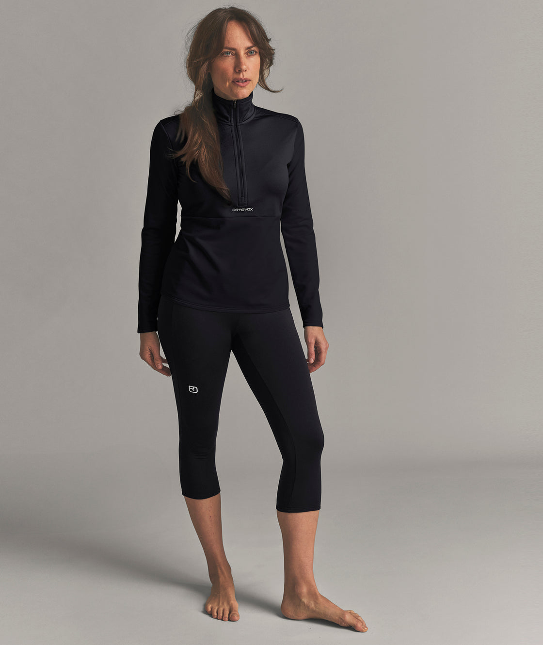 Merino Fleece Light Zip Neck Damen