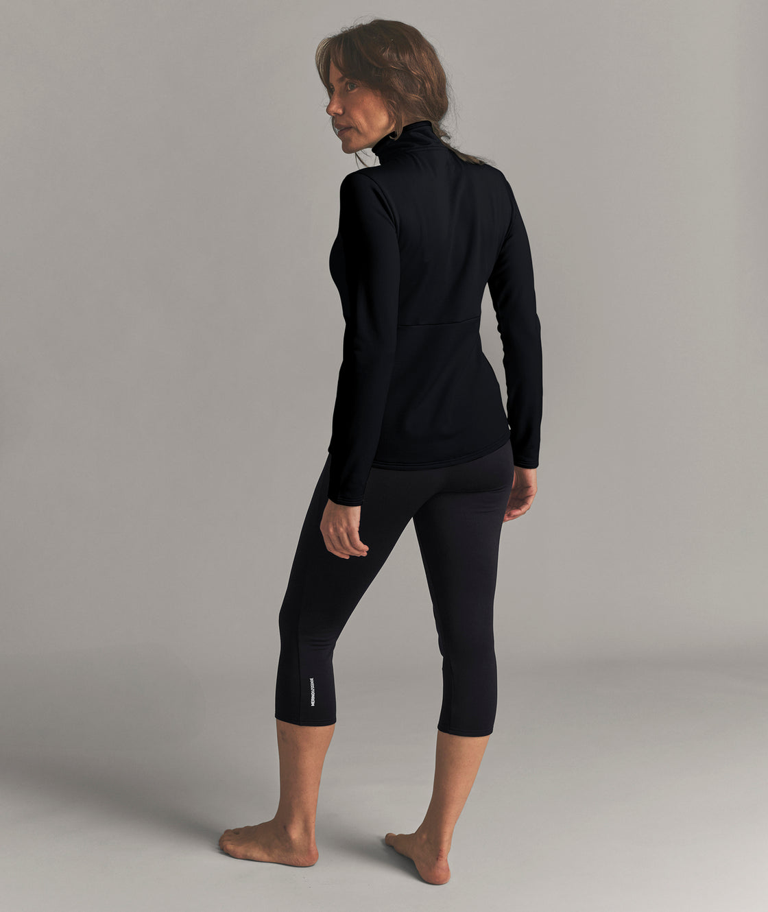 Merino Fleece Light Zip Neck Damen
